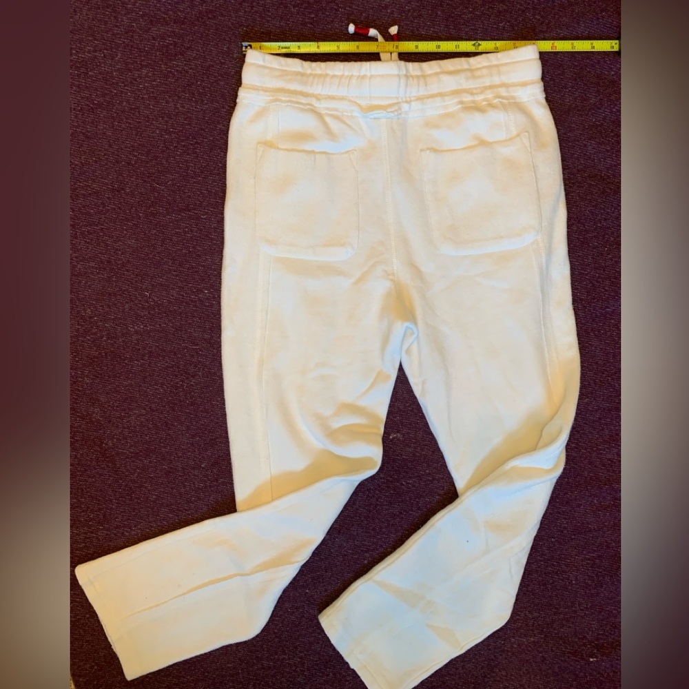 Sundance Cream Cotton Fleece Joggers - Picture 6 of 8